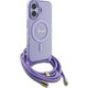 Guess Guess GUHMP16SHCTSGNSU iPhone 16 6.1"     fioletowy/purple hardcase Crossbody Cord Script MagSafe