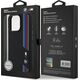 BMW BMW BMHMP16X23SCUK iPhone 16 Pro Max      6.9" czarny/black hardcase Silicone Cut Tricolor Lines MagSafe