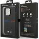 BMW BMW BMHCP15L22SMPK iPhone 15 Pro 6.1" czarny/black Silicone Pattern