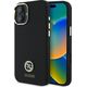 Guess Guess GUHCP16SM4DGPK iPhone 16 6.1"       czarny/black hardcase Silicone Logo Strass 4G