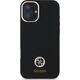 Guess Guess GUHCP16SM4DGPK iPhone 16 6.1"       czarny/black hardcase Silicone Logo Strass 4G