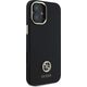 Guess Guess GUHCP16SM4DGPK iPhone 16 6.1"       czarny/black hardcase Silicone Logo Strass 4G