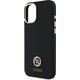 Guess Guess GUHCP16SM4DGPK iPhone 16 6.1"       czarny/black hardcase Silicone Logo Strass 4G