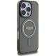 Guess Guess GUHMP16LHFGEREK iPhone 16 Pro 6.3"  czarny/black hardcase IML Glitter Circle MagSafe