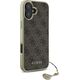 Guess Guess GUHCP16MGF4GBR iPhone 16 Plus 6.7"  brązowy/brown hardcase 4G Charms Collection