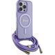Guess Guess GUHMP16LHCTSGNSU iPhone 16 Pro      6.3" fioletowy/purple hardcase Crossbody Cord Script MagSafe