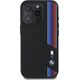 BMW BMW BMHMP16L23SCUK iPhone 16 Pro 6.3"     czarny/black hardcase Silicone Cut Tricolor Lines MagSafe
