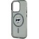 Karl Lagerfeld Karl Lagerfeld KLHMP15LHLSCHK iPhone 15 Pro 6.1" black/black hardcase IML Metal Choupette Head MagSafe
