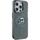 Karl Lagerfeld Karl Lagerfeld KLHMP15XHLSKCK iPhone 15 Pro Max 6.7" black/black hardcase IML Metal Karl&Choupette Head MagSafe
