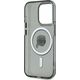 Karl Lagerfeld Karl Lagerfeld KLHMP15LHLSKIK iPhone 15 Pro 6.1" black/black hardcase IML Metal Karl Head MagSafe