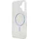 Guess Guess GUHMP16MHFGERET iPhone 16 Plus 6.7" transparent hardcase IML Glitter Circle MagSafe