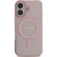 Guess Guess GUHMP16SHFGEREP iPhone 16 6.1" pink/pink hardcase IML Glitter Circle MagSafe