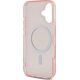 Guess Guess GUHMP16SHFGEREP iPhone 16 6.1" pink/pink hardcase IML Glitter Circle MagSafe