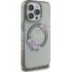 Guess Guess GUHMP16XHFWFCK iPhone 16 Pro Max 6.9" black/black hardcase IML Flowers Wreath MagSafe