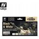 Vallejo Vallejo: 70.151 - Model Color - Figure - Black & White (8 x 18 ml)