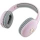 Słuchawki HelloKitty Hello Kitty słuchawki nauszne Bluetooth HKBHA1BKHLMP różowe/pink Metal Logo