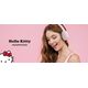 Słuchawki HelloKitty Hello Kitty słuchawki nauszne Bluetooth HKBHA1BKHLMP różowe/pink Metal Logo