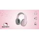 Słuchawki HelloKitty Hello Kitty słuchawki nauszne Bluetooth HKBHA1BKHLMP różowe/pink Metal Logo