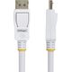 Kabel StarTech StarTech DP12-CABLE-10FTW kabel DisplayPort 3 m Biały