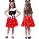 Jokomisiada Uroczy Kostium Strój Myszki Minnie dla Dziewczynki przebranie L/XL ZA5280