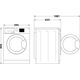 Pralka Whirlpool Whirlpool Washing machine | FFB 10469 BV EE | Energy efficiency class A | Front loading | Washing capacity 10 kg | 1351 RPM | Depth 60.5 cm | Width 59.5 cm | Display | LED | White