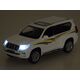 Jokomisiada Auto metalowe model TOYOTA LAND CRUISER PRADO światło dźwięk SUV ZA5056