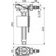Alkotest A150-3/8"-PL-01 ALCA ZAWÓR PŁYWAKOWY BOCZNY  3/8 (ZBIORNIKI CERAMICZNE)  // Z.PŁ.T.PB-3/8-ALCA