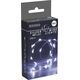 Koopman Lampki druciki na baterie girlanda 40 led zimny biały