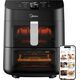 Frytkownica beztłuszczowa Midea Midea Two Zone Airfryer | MAD1100DADK | Power 1850 W | Capacity 4.4/6.4 L | Rapid Air technology | Black
