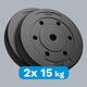 Rebel Zestaw obciążeń bitumicznych 2x15kg, otwór 31mm,  REBEL ACTIVE