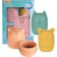 Canpol CANPOL BABIES set of twisted silicone bath toys, 3m+, 4 pcs., 80/308