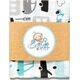 EgaKids EGAKIDS wash cloth, 0m+, 38/38, 5 pcs., mix, 4496