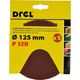 Drel Sticky, round sandpaper. Nov. P120, 5 pcs.