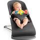 BabyBjorn BABYBJORN bouncer BLISS, woven, Antracite + woden toy, 606121