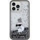 Karl Lagerfeld Karl Lagerfeld KLHCP13XLKCNSK iPhone 13 Pro Max 6.7" transparent hardcase Liquid Glitter Choupette
