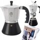 Kawiarka Orion Kawiarka Indukcja na Gaz Ciśnieniowa Aluminiowa Włoska Solidna ORION 450 ml
