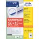 AVERY Universaletiketter Avery 48,5x25,4 mm, hvid med Ultragrip + 30% ekstra indhold - (65 ark x 40 stk.)