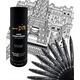 UNIBALL Uni - The Tube Finerliner - Black (9 pcs) (401228) /Arts and Crafts
