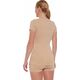 Brubeck SS1398W Koszulka damska z krótkim rękawem COMFORT MERINO beżowy XL