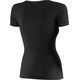 Brubeck SS1398W Koszulka damska z krótkim rękawem COMFORT MERINO czarny S