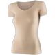 Brubeck SS1398W Koszulka damska z krótkim rękawem COMFORT MERINO beżowy S