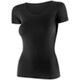 Brubeck SS1398W Koszulka damska z krótkim rękawem COMFORT MERINO czarny M
