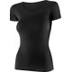 Brubeck SS1398W Koszulka damska z krótkim rękawem COMFORT MERINO czarny M