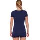 Brubeck SS1398W Koszulka damska z krótkim rękawem COMFORT MERINO granatowy S