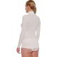 Brubeck LS1627W Koszulka damska z golfem COMFORT MERINO kremowy S