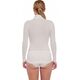 Brubeck LS1627W Koszulka damska z golfem COMFORT MERINO kremowy S