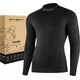 Brubeck LS1654M Bluza męska COOLER czarny L