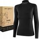 Brubeck LS1657W Bluza damska COOLER czarny L