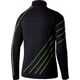 Brubeck LS1636J Bluza piłkarska z krótkim ekspresem DRY JUNIOR czarny/neonowy 164/170