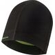 Brubeck KP1028J Komplet bielizny piłkarskiej z czapką DRY JUNIOR czarny/neonowy 140/146